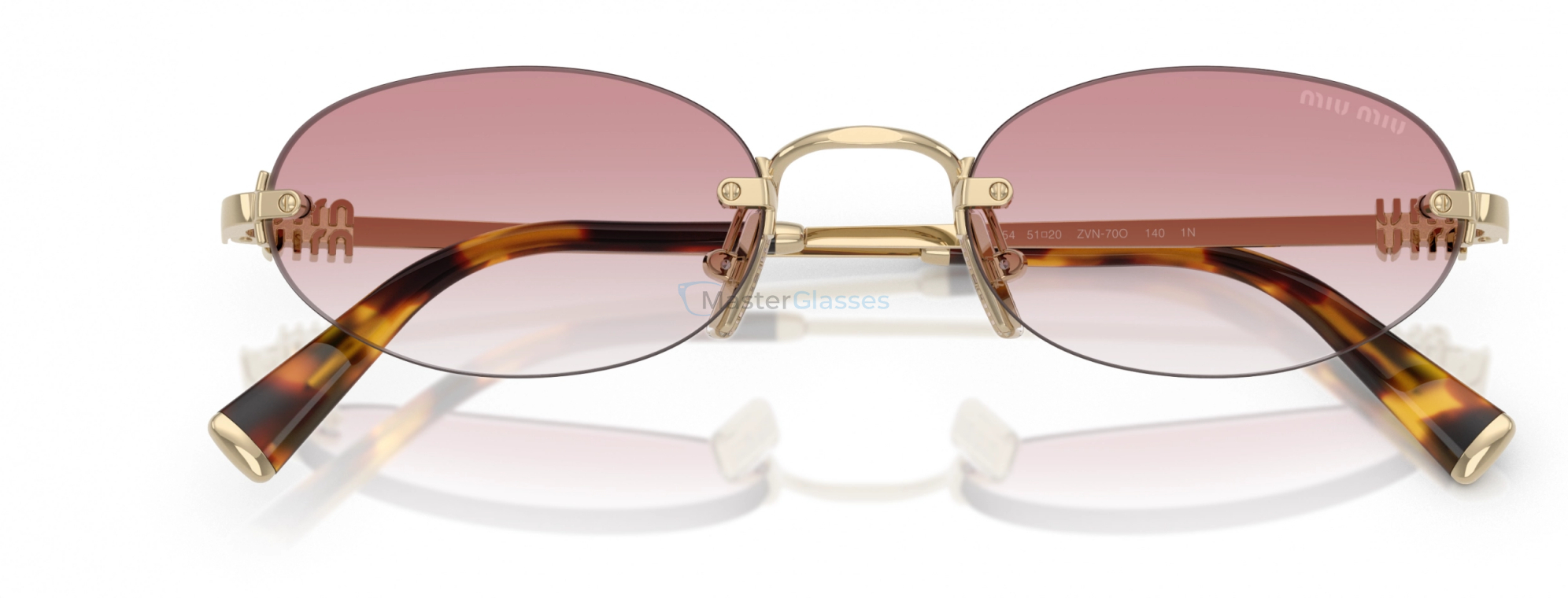 Солнцезащитные очки Miu Miu MU A54S ZVN70O Gold