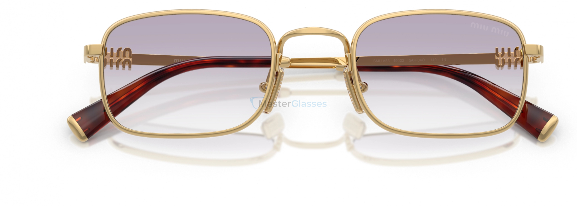 Солнцезащитные очки Miu Miu MU A53S 5AK04O Gold