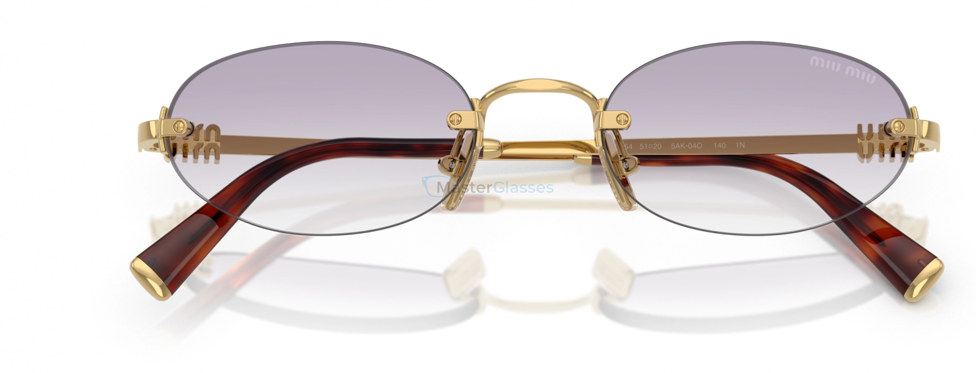 Солнцезащитные очки Miu Miu MU A54S 5AK04O Gold