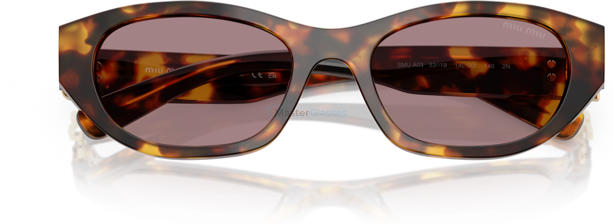 Солнцезащитные очки Miu Miu MU A03S 14L20I Tortoise