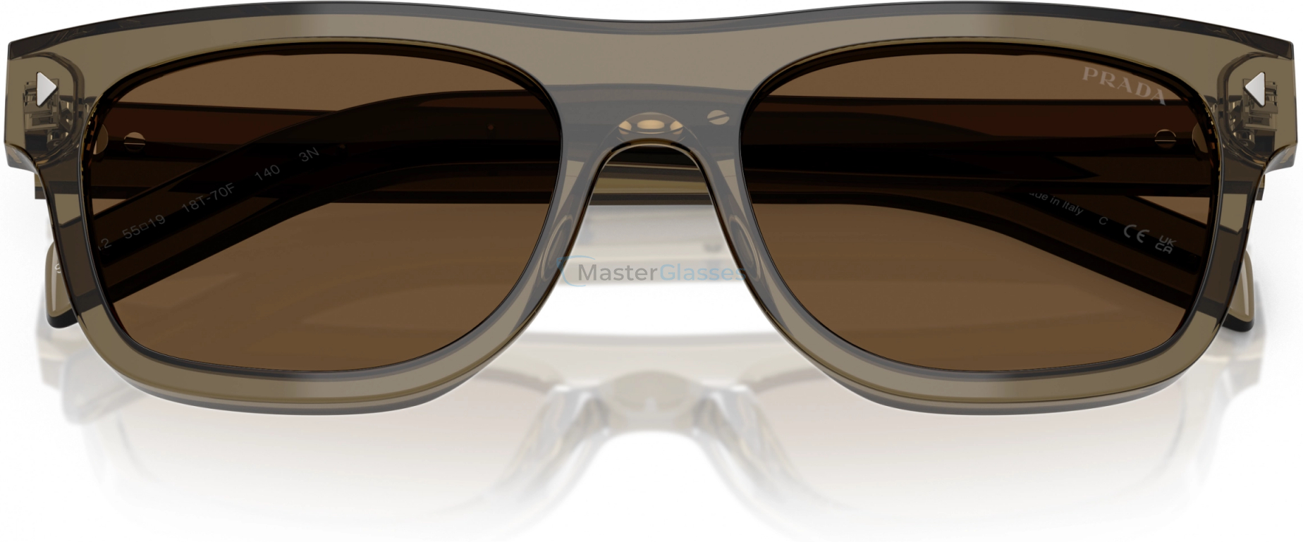 Солнцезащитные очки Prada PR B12S 18T70F Brown