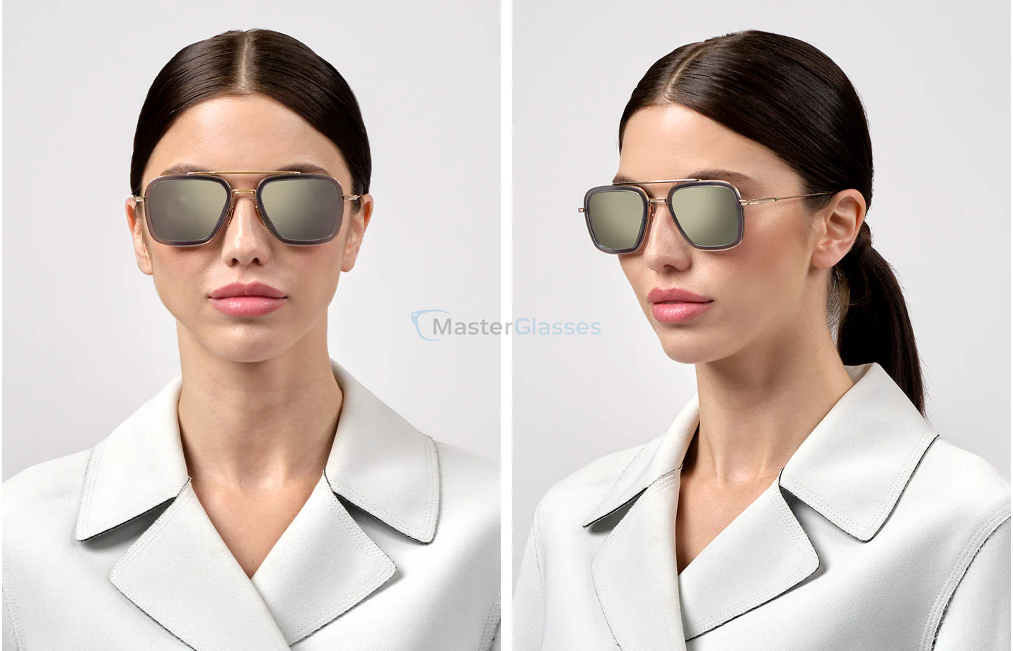 �������������� ���� DITA FLIGHT.006 7806-C-GRY-GLD-52, ���� Dark Grey - Milky Gold Flash