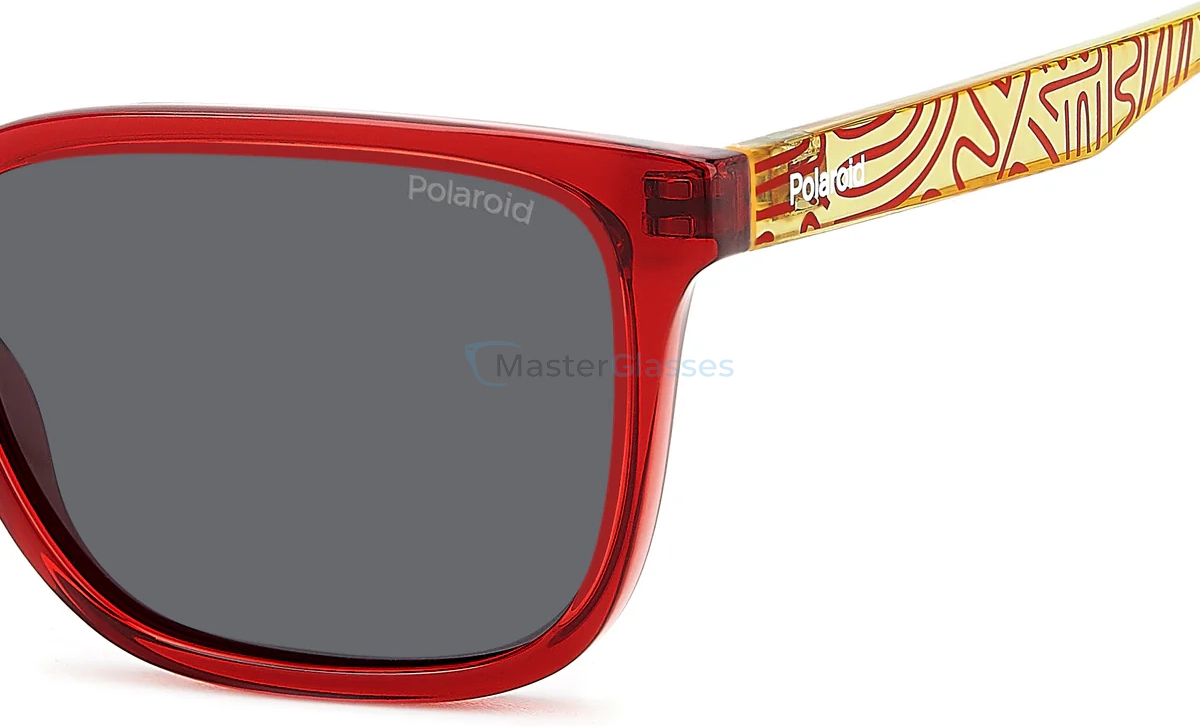 Детские солнцезащитные очки POLAROID KIDS PLD 8063/S AHY Red Yellow