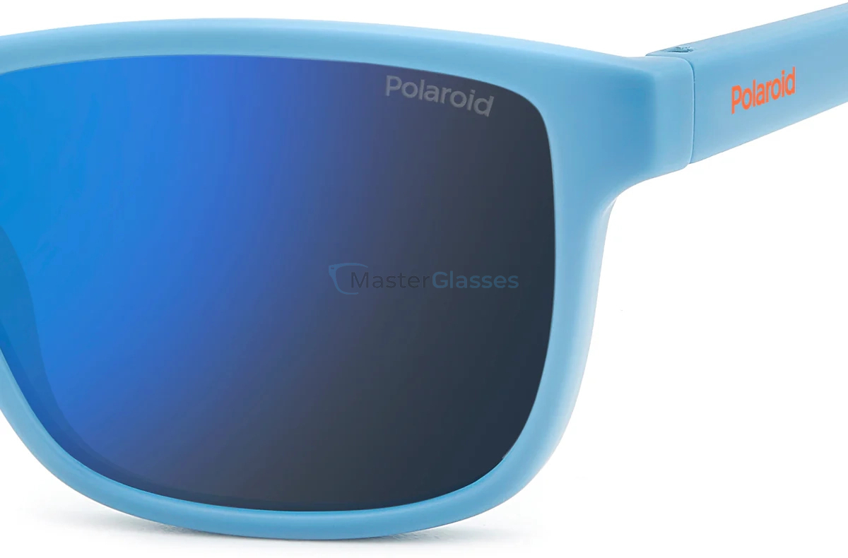 Детские солнцезащитные очки POLAROID KIDS PLD 8067/S VGL Matt Blue Azure