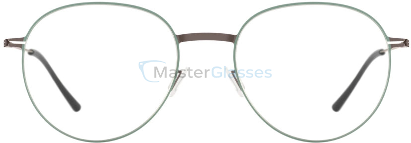������ Ic! Berlin Ove Graphite-Malachite Green Circle Black RX-Clear Silk Pure