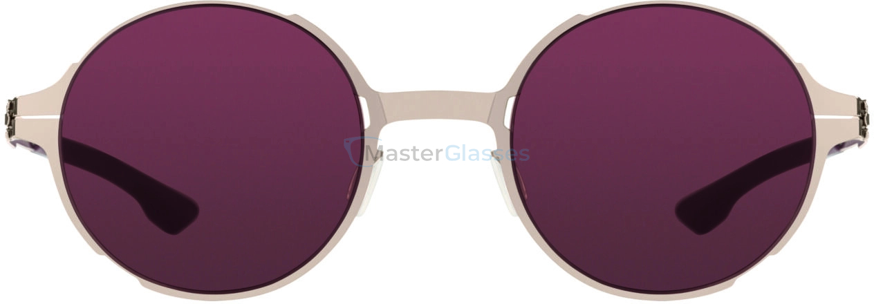 Солнцезащитные очки Ic! Berlin Miki Shiny Bronze Dark-Red Cassis Donnerstag Notch