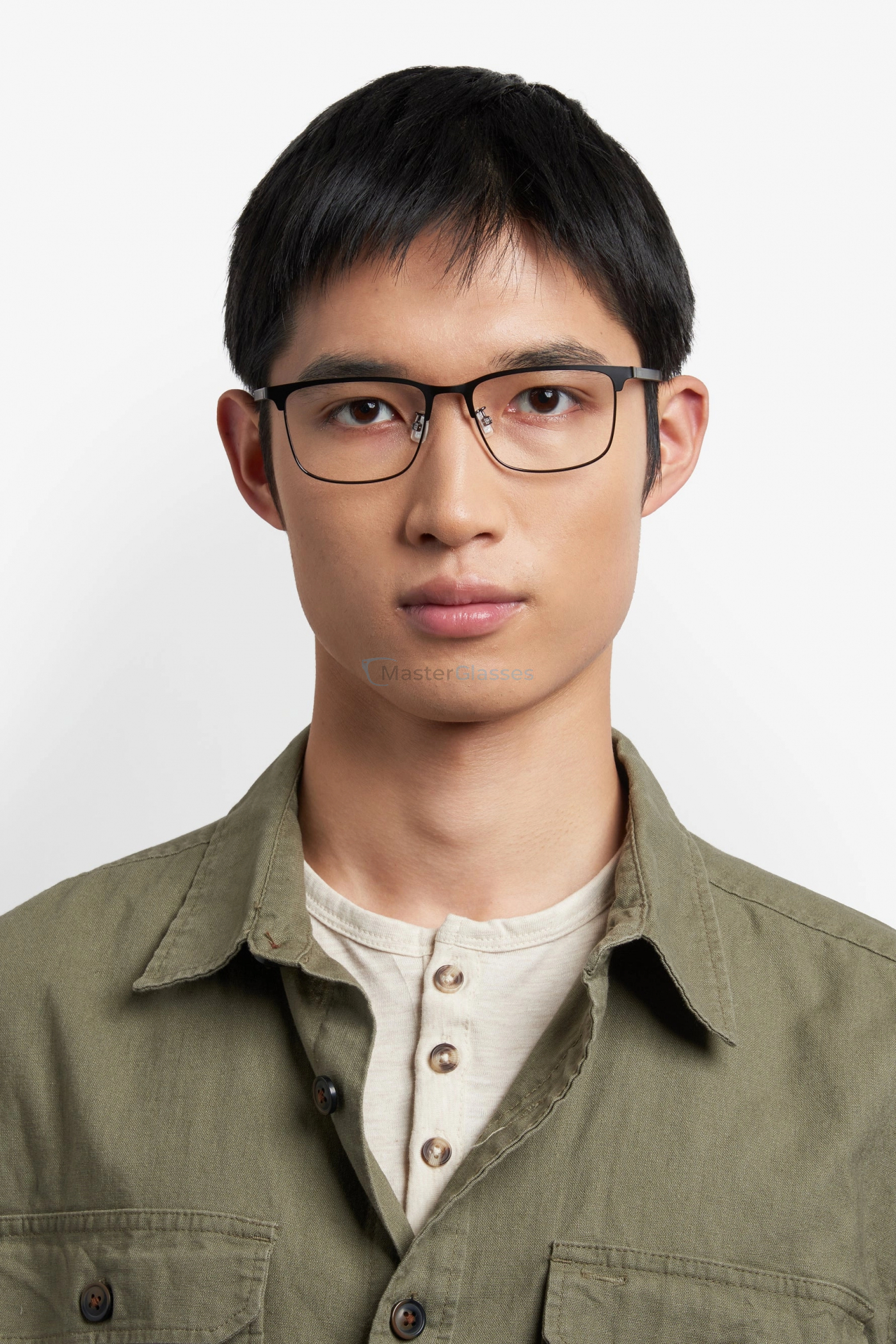 ������ HUGO BOSS 1802/F RZZ MATTE BLACK DARK RUTHENIUM