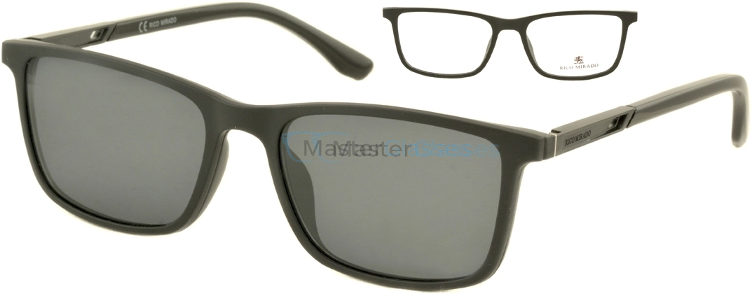 Оправа с солнцезащитным клипоном Rico Mirado 2120 black