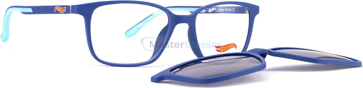 Детская оправа с солнцезащитным клипоном HOT WHEELS HWCL002 NAVY