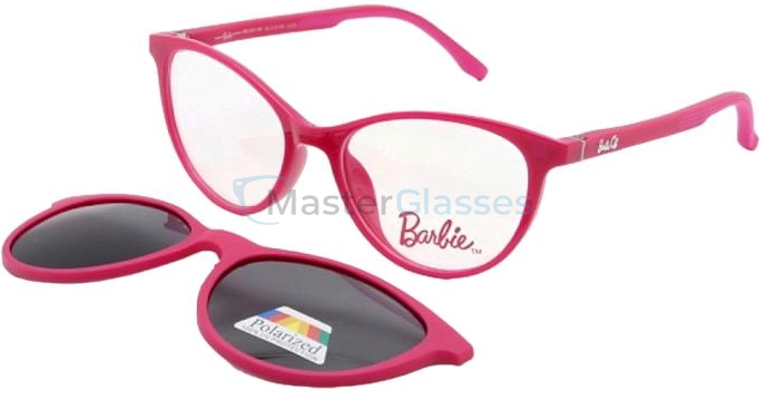Детская оправа с солнцезащитным клипоном Barbie BBCL001 PRP