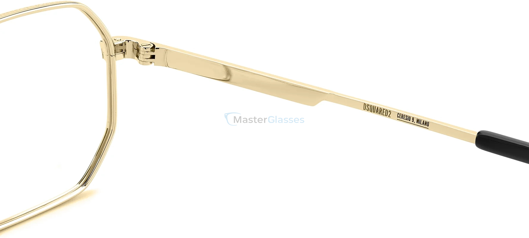 Оправа DSQUARED2 D2 0158 0NZ MATTE GOLD BLACK