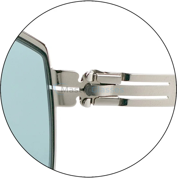 Солнцезащитные очки Ic! Berlin Natalie Z. Chrome Grey Teal Mirrored Flex