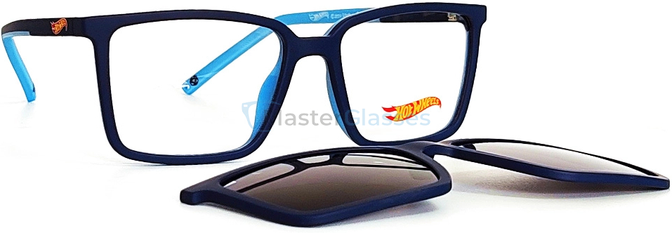 Детская оправа с солнцезащитным клипоном HOT WHEELS HWCL004 NAVY