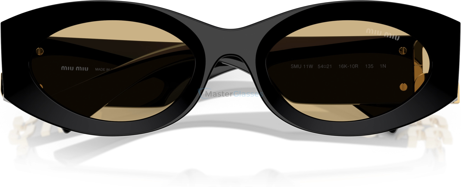 Солнцезащитные очки Miu Miu 0MU 11WS MU 11WS 16K10R Black