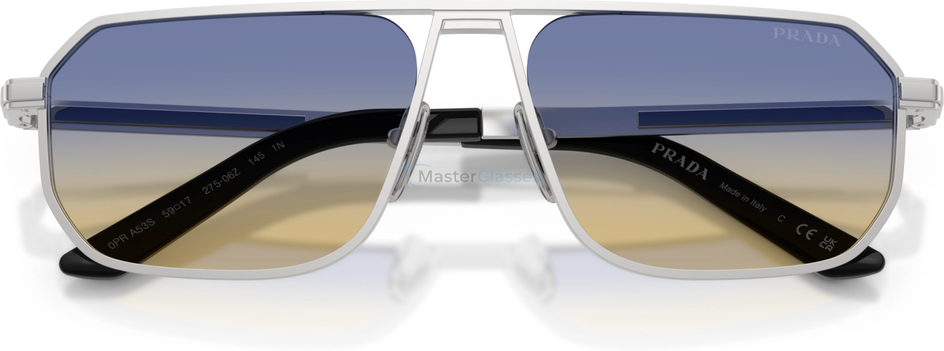 Солнцезащитные очки Prada PR A53S 27506Z Silver