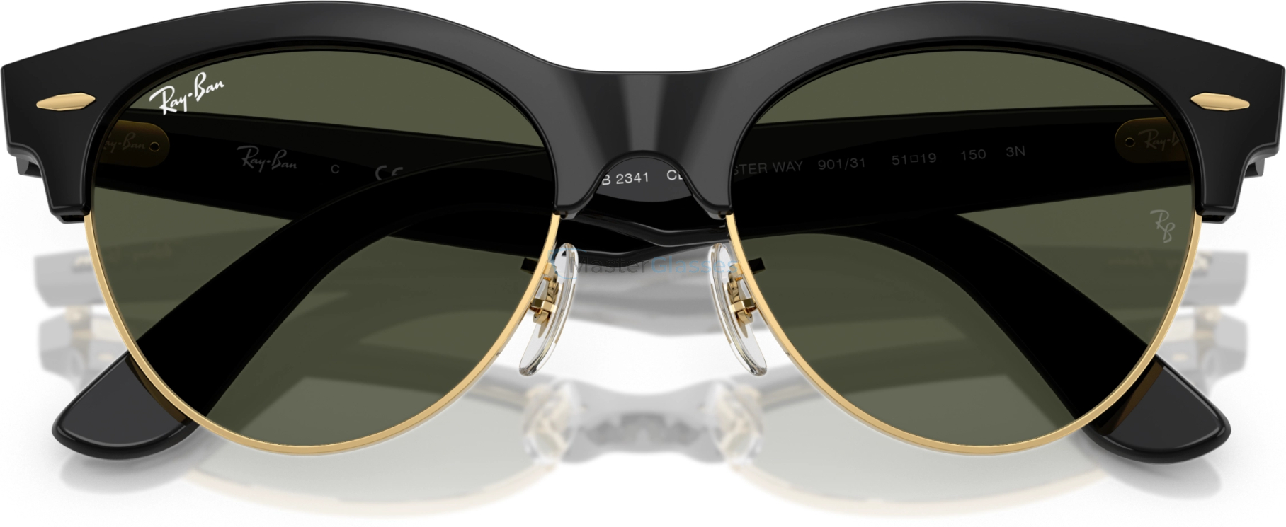 Солнцезащитные очки Ray-Ban CLUBMASTER WAY RB2341 901/31 Black