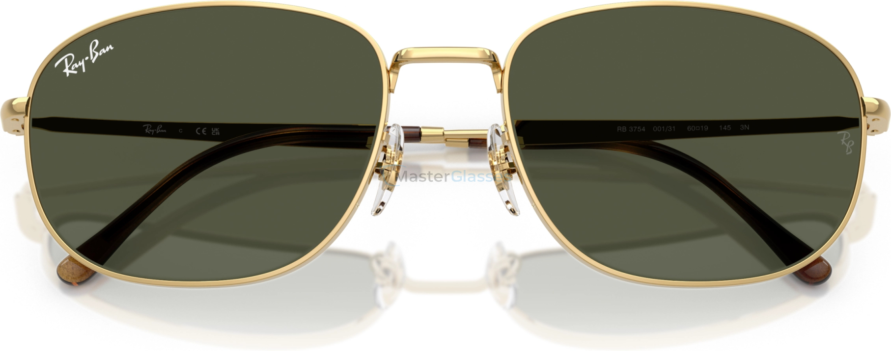 Солнцезащитные очки Ray-Ban RB3754 001/31 Gold