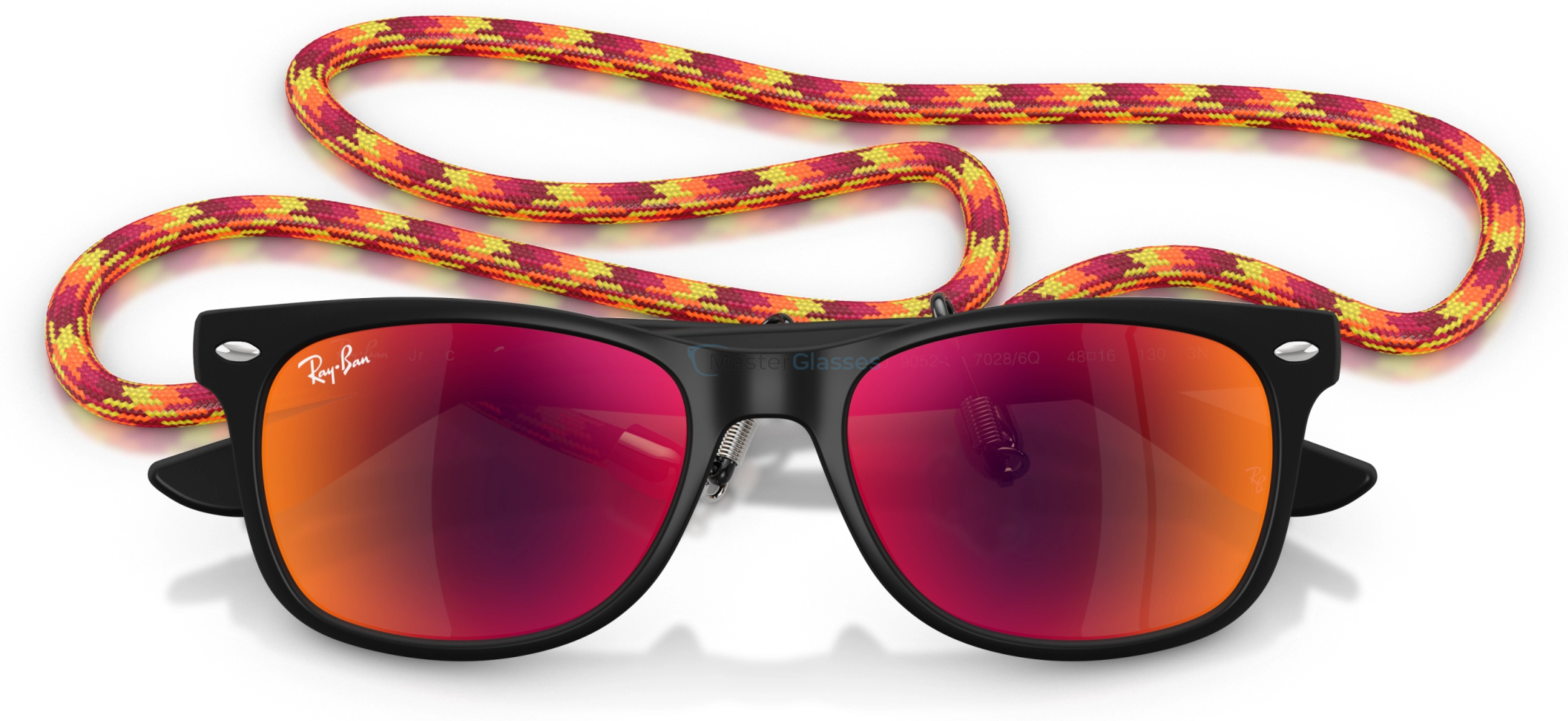 Детские солнцезащитные очки Ray-Ban JUNIOR WAYFARER RJ9052S 70286Q Black