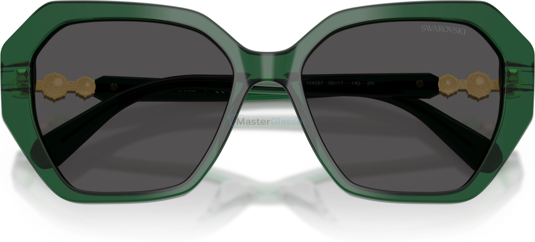 Солнцезащитные очки Swarovski SK6017 104587 Green