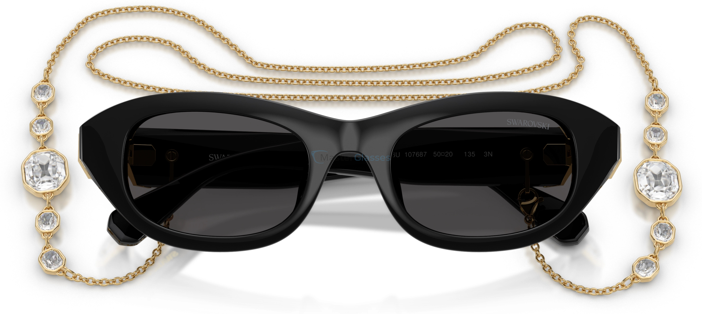 Солнцезащитные очки Swarovski SK6036U 107687 Black