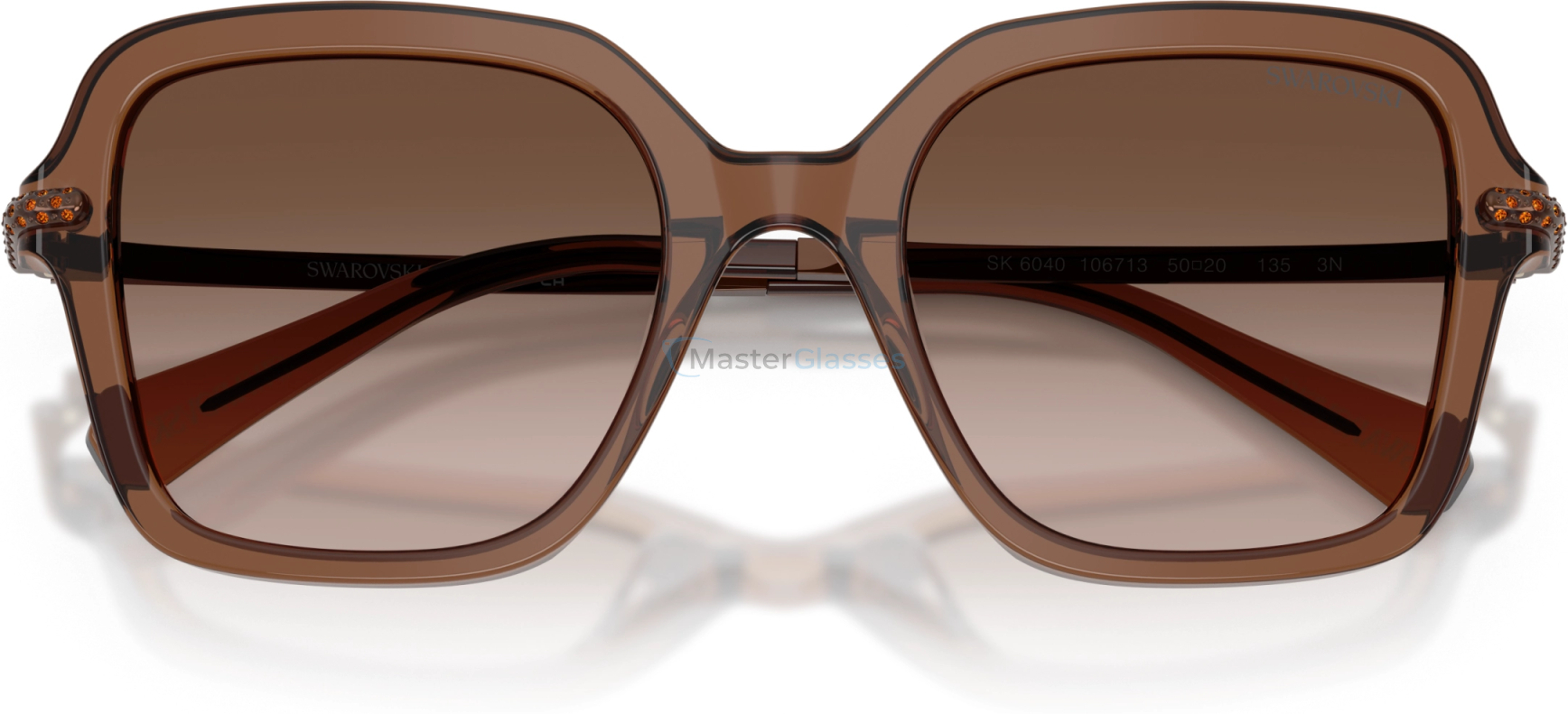 Солнцезащитные очки Swarovski SK6040 106713 Brown