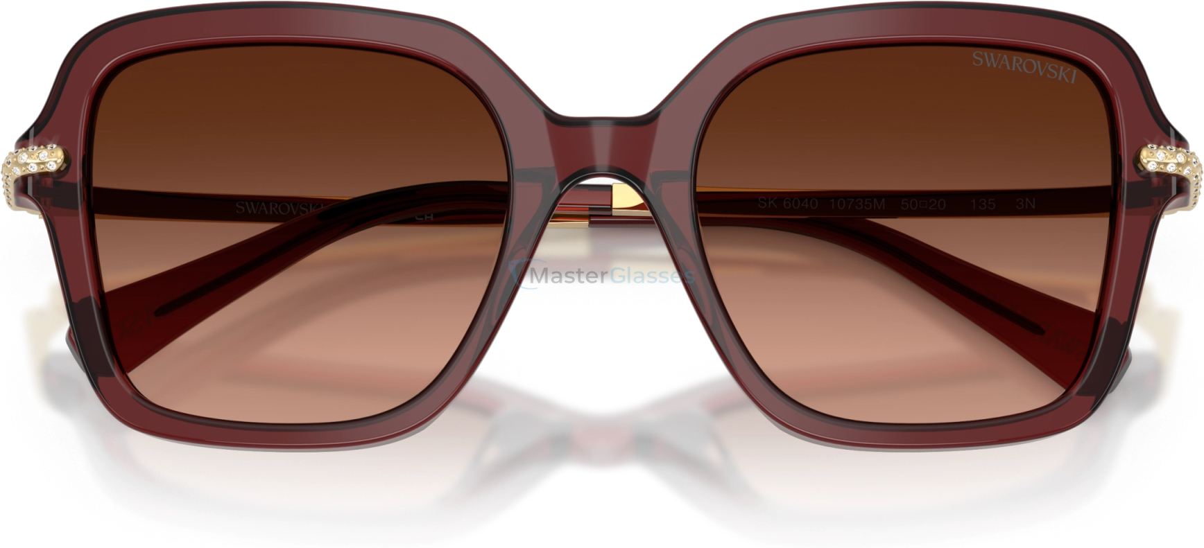 Солнцезащитные очки Swarovski SK6040 10735M Red