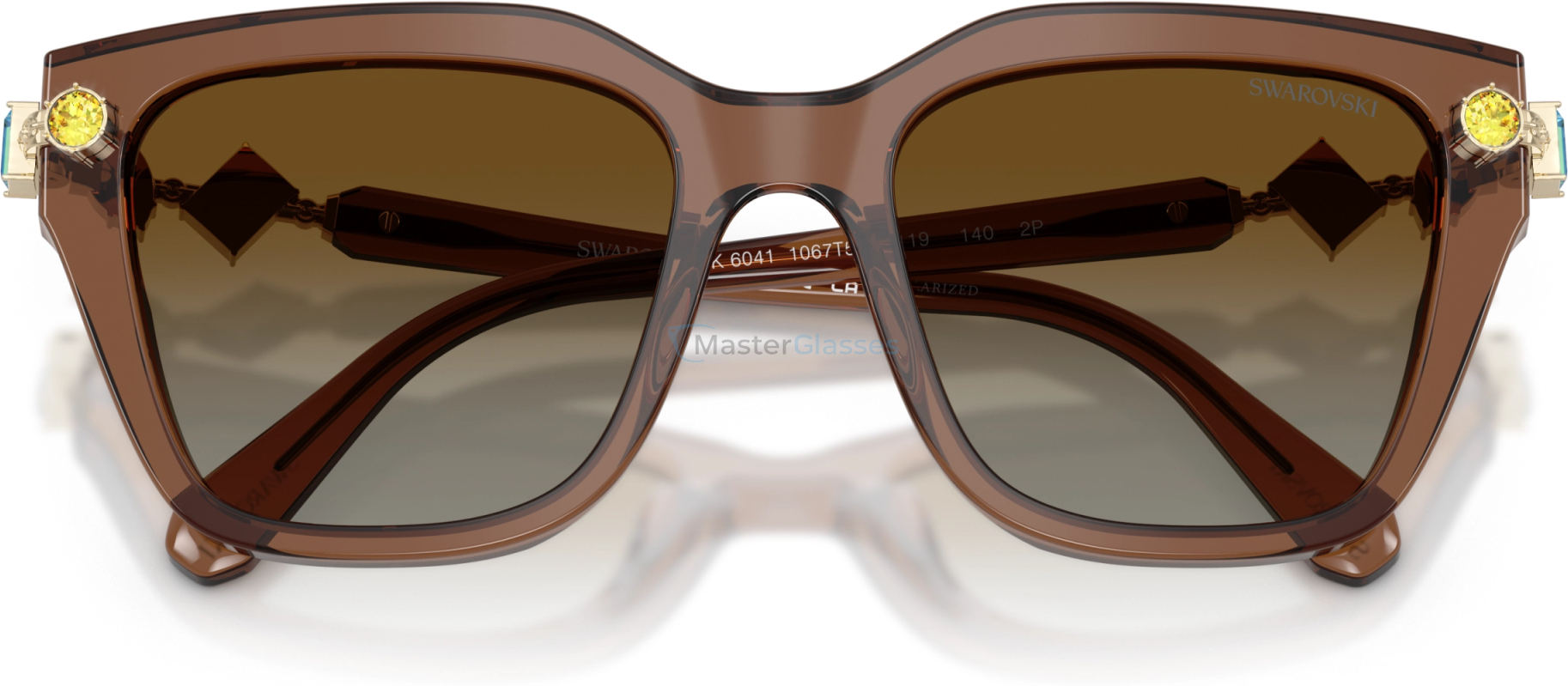 Солнцезащитные очки Swarovski SK6041 1067T5 Brown