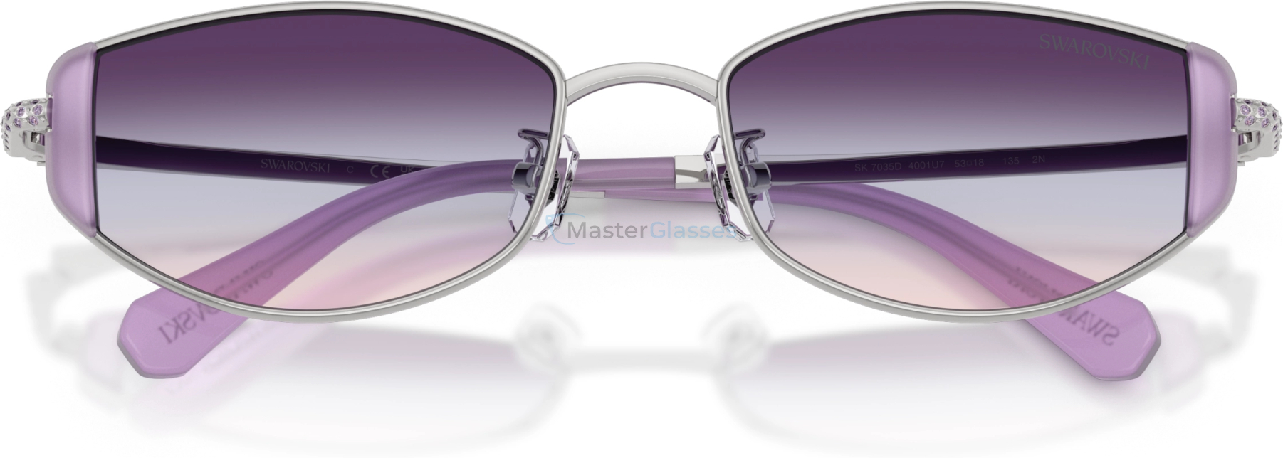 Солнцезащитные очки Swarovski SK7035D 4001U7 Silver