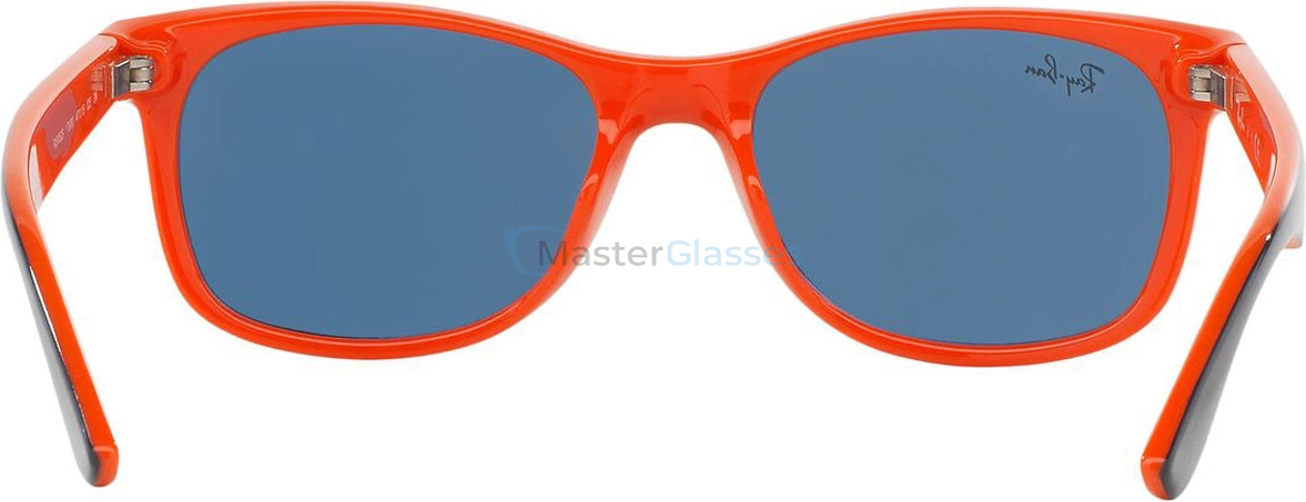 Детские солнцезащитные очки Ray-Ban Junior New Wayfarer RJ9052S 178/80 Top Blue On Orange