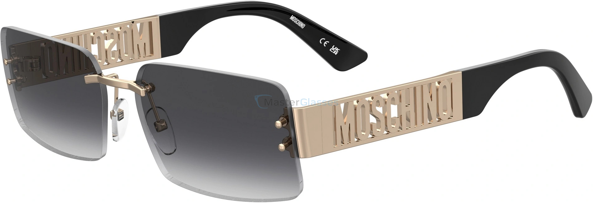 Солнцезащитные очки Moschino MOS169/S 2F7 Gold Grey