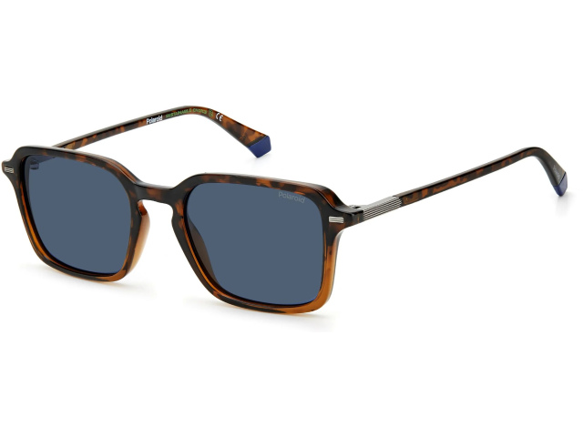 POLAROID PLD 2110/S 9N4, ���� HAVN BRWN, BLUE PZ