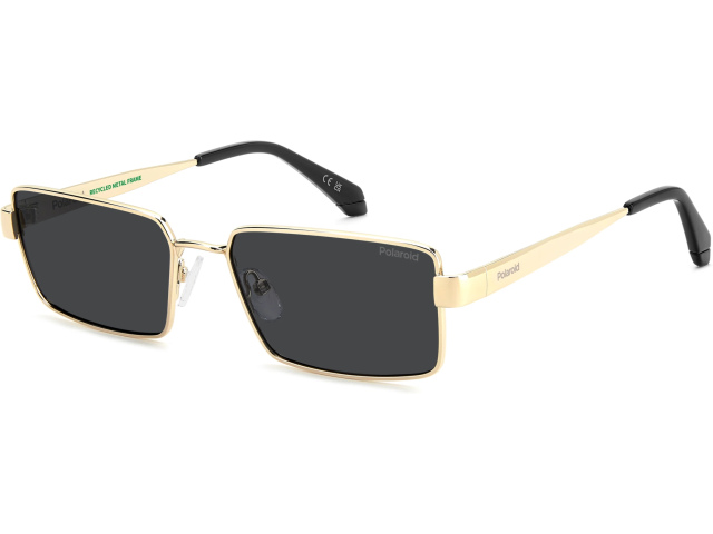 POLAROID PLD 6255/S/X 2F7 Gold Grey