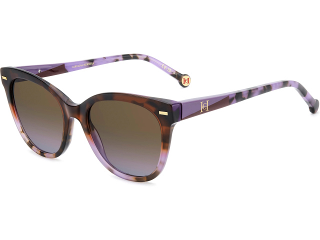 CAROLINA HERRERA HER 0360/S 52A Burgundy Violet Havana