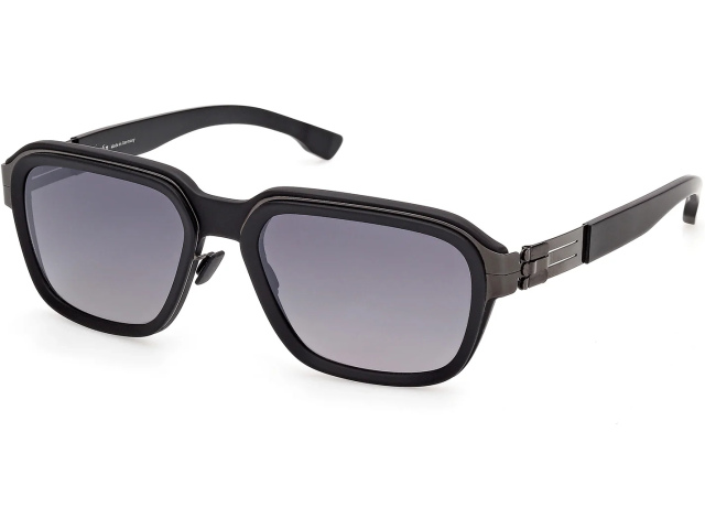 ic! berlin IC Bogart Gun-Metal Black-Matt Black to Grey 55