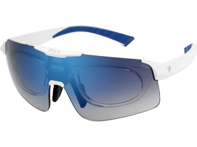 � ����������� �������� FILA SFI127 6VCB, ���� SEMI MATT FULL WHITE 6VCB, SMOKE GRADIENT/MIRROR BLUE