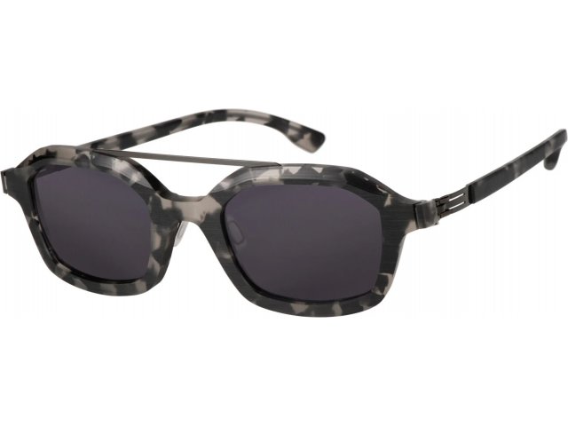 Ic! Berlin Graham Ecocloud-Rough-Gun-Metal Ecocloud Matt Black Mittwoch Long