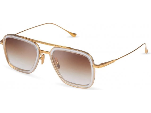 DITA FLIGHT.006, ���� CLEAR CRYSTAL - YELLOW GOLD, BROWN TO CLEAR GRADIENT