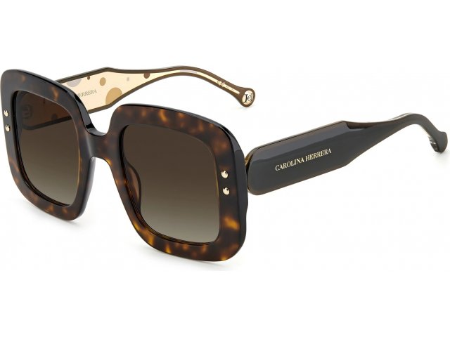 CAROLINA HERRERA CH 0010/S 086, ���� HVN, BROWN SF