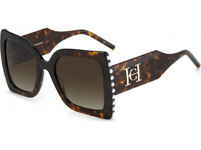 CAROLINA HERRERA CH 0001/S 086, ���� HVN, BROWN SF