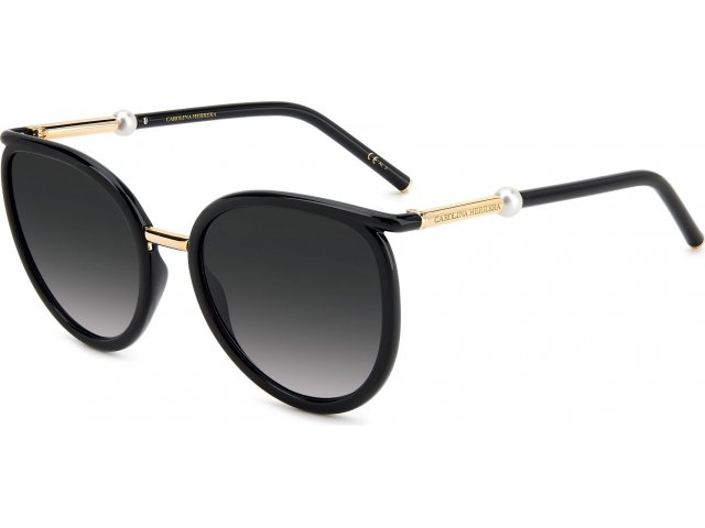 CAROLINA HERRERA HER 0077/S 807, ���� BLACK, DARK GREY SF