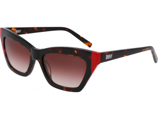 DKNY DK547S 237, ���� DARK TORTOISE/RED, BROWN