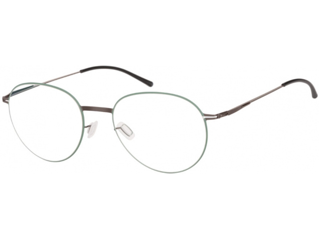 Ic! Berlin Ove Graphite-Malachite Green Circle Black RX-Clear Silk Pure