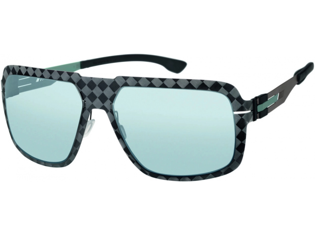 Ic! Berlin AMG 15 Median Night Graphite-Venice Green Black Teal Mirrored FLX