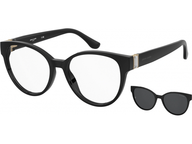 с солнцезащитным клипоном PIERRE CARDIN P.C. 8538/C 807 BLACK